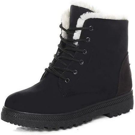 YAZI Women s Cotton Warm Fur Snow Winter Lace Up Flat Cute Plus Size Comfortable Ankle Platform Boots
YAZI Women s Cotton Warm Fur Snow Winter Lace Up Flat Cute Plus Size Comfortable Ankle Platform Boots