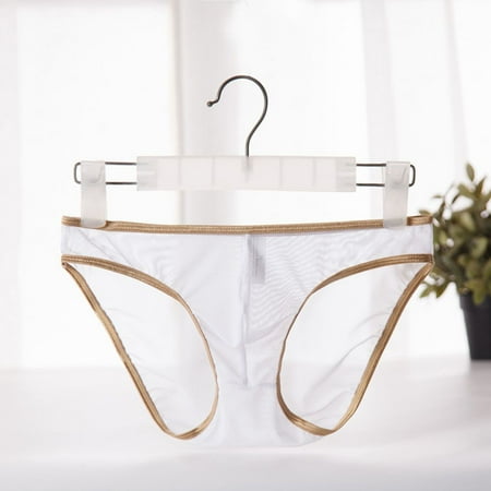 Breathable Low Waist Nightwear Mesh Seamless Panties Mens Underwear Sexy Lace Briefs Mens Lingerie WHITE XL
Breathable Low Waist Nightwear Mesh Seamless Panties Mens Underwear Sexy Lace Briefs Mens Lingerie WHITE XL