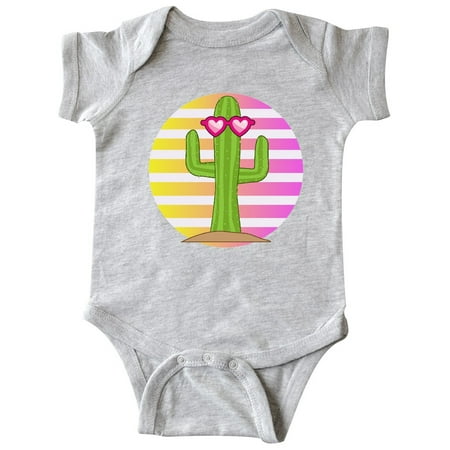 Inktastic Cactus Cute Girls Sunset Gift Baby Girl Bodysuit