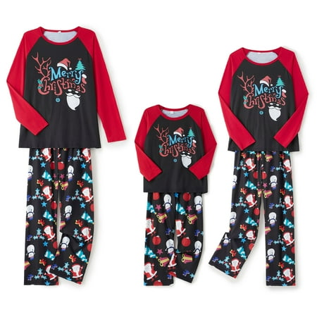 FOCUSNORM Family Christmas Pjs Matching Sets Santa Print Jammies for Baby Adults and Kids Holiday Xmas Sleepwear Set
FOCUSNORM Family Christmas Pjs Matching Sets Santa Print Jammies for Baby Adults and Kids Holiday Xmas Sleepwear Set