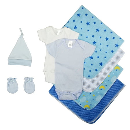 Bambini Essential Baby Shower Layette Gift Set 8pc (Baby Boys)