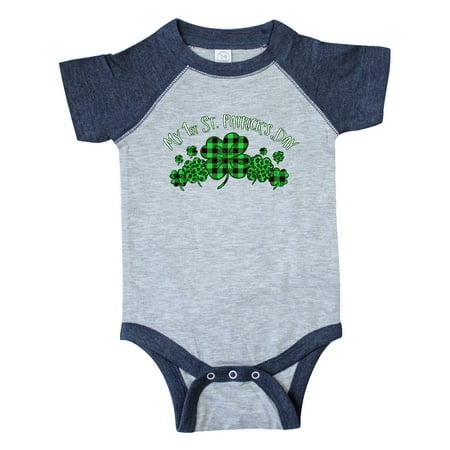 Inktastic My 1st St. Patrick s Day with Plaid Shamrocks Gift Baby Boy or Baby Girl Bodysuit
Inktastic My 1st St. Patrick s Day with Plaid Shamrocks Gift Baby Boy or Baby Girl Bodysuit