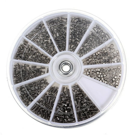 12 Styles 600pcs Stainless Steel Screws Set Machine Screws for PC Cell Phone Glasses
12 Styles 600pcs Stainless Steel Screws Set Machine Screws for PC Cell Phone Glasses