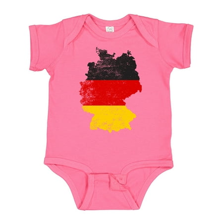 Inktastic German Map Flag Gift Baby Boy or Baby Girl Bodysuit