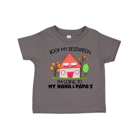 Inktastic Book my Reservation! I m Going To My Nana and Papa s- House Boys or Girls Toddler T-Shirt
Inktastic Book my Reservation! I m Going To My Nana and Papa s- House Boys or Girls Toddler T-Shirt