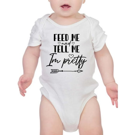 Feed Me And Tell Me I m Pretty. Bodysuit Infant -Smartprints Designs 12 Months
Feed Me And Tell Me I m Pretty. Bodysuit Infant -Smartprints Designs 12 Months