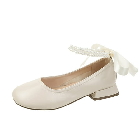 TAIAOJING Women s Pointed-Toe Ballet Flat Shallow Mouth Leather Shoes New Fairy Style Pearl Casual Tape Adhesive Shoes Evening Shoes
TAIAOJING Women s Pointed-Toe Ballet Flat Shallow Mouth Leather Shoes New Fairy Style Pearl Casual Tape Adhesive Shoes Evening Shoes