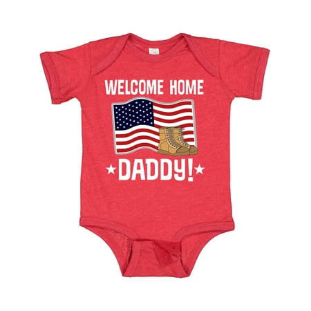 Inktastic Military Dad Welcome Home USA Flag Gift Baby Boy or Baby Girl Bodysuit
Inktastic Military Dad Welcome Home USA Flag Gift Baby Boy or Baby Girl Bodysuit