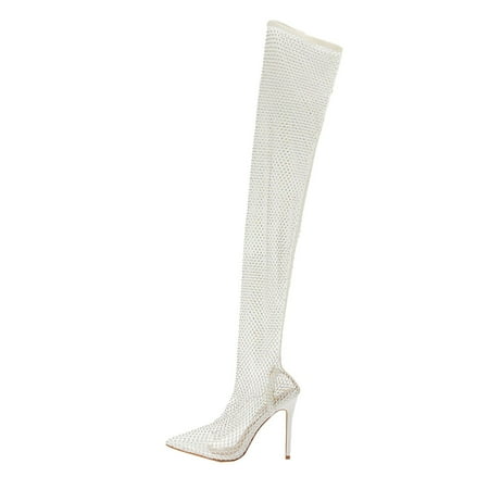 ZIZOCWA Indoor Shoes Women Slip On Boots With No Heel For Women Solid Color High Pointed Boots Rhinestone Shoes Heels Over Thin Women The Knee High Toe Women Boots Women Wedge Knee High Boots
ZIZOCWA Indoor Shoes Women Slip On Boots With No Heel For Women Solid Color High Pointed Boots Rhinestone Shoes Heels Over Thin Women The Knee High Toe Women Boots Women Wedge Knee High Boots