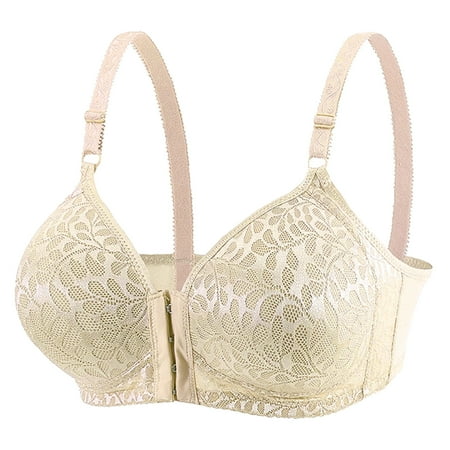 Knosfe Women Support Bras for Women Comfort Double Shoulder Wireless Bra Front Close Bralette
Knosfe Women Support Bras for Women Comfort Double Shoulder Wireless Bra Front Close Bralette