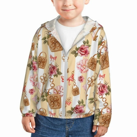 Goofa Key Lock And Flowers Printed Kids Zip-Up Hoodie Girls Boys UPF50+ Sun Protection Jacket Hooded Cooling Shirt-2 Years
Goofa Key Lock And Flowers Printed Kids Zip-Up Hoodie Girls Boys UPF50+ Sun Protection Jacket Hooded Cooling Shirt-2 Years
