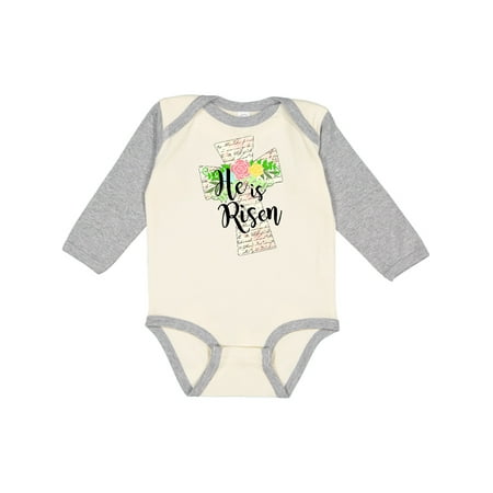 Inktastic He is Risen Cross with Script and Flowers Gift Baby Boy or Baby Girl Long Sleeve Bodysuit
Inktastic He is Risen Cross with Script and Flowers Gift Baby Boy or Baby Girl Long Sleeve Bodysuit