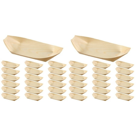 BESTONZON 400 Pcs Wooden Food Boats Multi-function Sushi Dishes Household Sushi Plates Sushi Supply
BESTONZON 400 Pcs Wooden Food Boats Multi-function Sushi Dishes Household Sushi Plates Sushi Supply