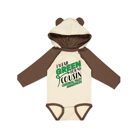 Inktastic I Wear Green for my Cousin- Cerebral Palsy awareness Gift Baby Boy or Baby Girl Long Sleeve Bodysuit
Inktastic I Wear Green for my Cousin- Cerebral Palsy awareness Gift Baby Boy or Baby Girl Long Sleeve Bodysuit