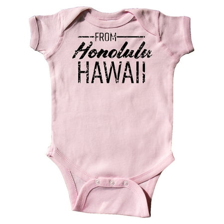 Inktastic From Honolulu Hawaii in Black Distressed Text Gift Baby Boy or Baby Girl Bodysuit
Inktastic From Honolulu Hawaii in Black Distressed Text Gift Baby Boy or Baby Girl Bodysuit