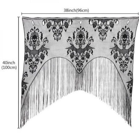 Abcelit Fashion Tassel Tablecloth Lace Spiderweb Tablecloth Fireplace Mantle Scarf Cover Party Halloween Festival Decor
Abcelit Fashion Tassel Tablecloth Lace Spiderweb Tablecloth Fireplace Mantle Scarf Cover Party Halloween Festival Decor