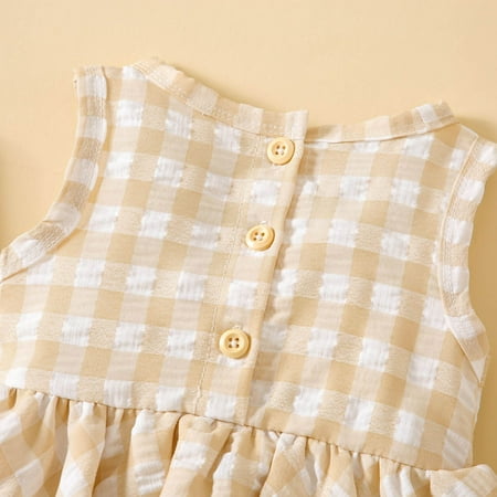 Vedolay Bodysuits For Baby Baby Girl s Summer Sleeveless Romper Jumpsuit Floral Print Halter Tie Knot Short Jumpsuit Yellow 9-12 Months
Vedolay Bodysuits For Baby Baby Girl s Summer Sleeveless Romper Jumpsuit Floral Print Halter Tie Knot Short Jumpsuit Yellow 9-12 Months
