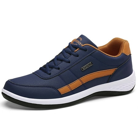 Damyuan Mens Casual Shoes Leather Fashion Sneakers Breathable Comfort Walking Shoes for Male Low-Top Trainers
Damyuan Mens Casual Shoes Leather Fashion Sneakers Breathable Comfort Walking Shoes for Male Low-Top Trainers