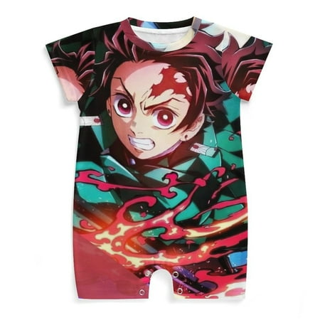 Demon Slayer Baby Romper Anime Romper for Baby Short Sleeve Pajamas for Baby Boy Girl Jumpsuits Sleep And Play 3-24 Months
Demon Slayer Baby Romper Anime Romper for Baby Short Sleeve Pajamas for Baby Boy Girl Jumpsuits Sleep And Play 3-24 Months