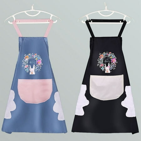 Kitchen Apron Wipeable Waterproof Oil-Proof Cartoon Wreath Rabbit Plaid Kitchen Nail Shop Apron for Women Baking Accessories
Kitchen Apron Wipeable Waterproof Oil-Proof Cartoon Wreath Rabbit Plaid Kitchen Nail Shop Apron for Women Baking Accessories