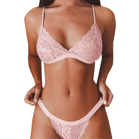 CLZOUD Ladies Lingerie Sets Pink Polyester Spandex Women s Lingerie Set Floral Print Lace Underwear Solid Color Spaghetti Bra S
CLZOUD Ladies Lingerie Sets Pink Polyester Spandex Women s Lingerie Set Floral Print Lace Underwear Solid Color Spaghetti Bra S