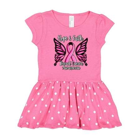 Inktastic Breast Cancer Awareness Hope and Faith with Butterfly Ribbon Gift Toddler Girl Dress
Inktastic Breast Cancer Awareness Hope and Faith with Butterfly Ribbon Gift Toddler Girl Dress
