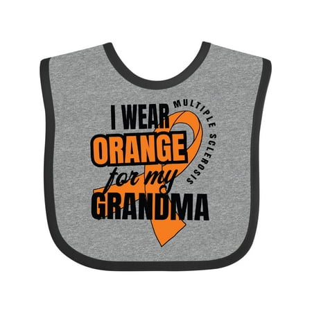 Inktastic I Wear Orange for My Grandma Multiple Sclerosis Awareness Boys or Girls Baby Bib
Inktastic I Wear Orange for My Grandma Multiple Sclerosis Awareness Boys or Girls Baby Bib