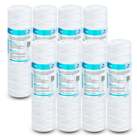 Membrane Solutions 10 Micron 10 x2.5 Sediment Water Filter Replacement Cartridge 8 Pack
Membrane Solutions 10 Micron 10 x2.5 Sediment Water Filter Replacement Cartridge 8 Pack