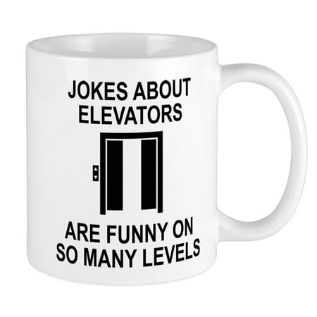 CafePress - Jokes About Elevators Mug - Ceramic Coffee Tea Novelty Mug Cup 11 oz
CafePress - Jokes About Elevators Mug - Ceramic Coffee Tea Novelty Mug Cup 11 oz