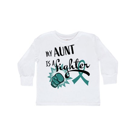 Inktastic Ovarian Cancer Awareness My Aunt s a Fighter Gift Toddler Boy or Toddler Girl Long Sleeve T-Shirt
Inktastic Ovarian Cancer Awareness My Aunt s a Fighter Gift Toddler Boy or Toddler Girl Long Sleeve T-Shirt
