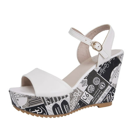 ZMHEGW Women Sandals Fashion Ladiess Casual Breathable Wedge Thick Soled Outdoor Leisure Sandals Shoes For Womens
ZMHEGW Women Sandals Fashion Ladiess Casual Breathable Wedge Thick Soled Outdoor Leisure Sandals Shoes For Womens