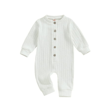 Eyicmarn Toddler Baby Henry Rompers Solid Color Long Sleeve Jumpsuit Pants for Newborn Infant Cute Fall Clothes
Eyicmarn Toddler Baby Henry Rompers Solid Color Long Sleeve Jumpsuit Pants for Newborn Infant Cute Fall Clothes