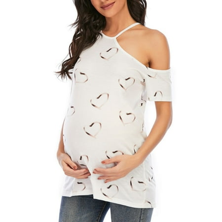 Women Maternity T-Shirts T Shirt Classic Tops Tee Mothers Pregnancy Clothing Round Neck Off Shoulder Short Sleeve Tshirts Tee Top Female Dailywear
Women Maternity T-Shirts T Shirt Classic Tops Tee Mothers Pregnancy Clothing Round Neck Off Shoulder Short Sleeve Tshirts Tee Top Female Dailywear
