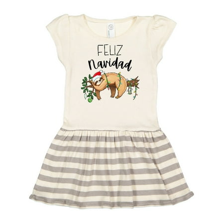 Inktastic Feliz Navidad Cute Christmas Sloth in Hat and Lights Gift Toddler Girl Dress
Inktastic Feliz Navidad Cute Christmas Sloth in Hat and Lights Gift Toddler Girl Dress