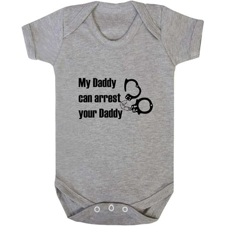My Daddy Can Arrest Your Daddy Policeman Cotton Baby Bodysuit One Piece Sports Gray Newborn
My Daddy Can Arrest Your Daddy Policeman Cotton Baby Bodysuit One Piece Sports Gray Newborn
