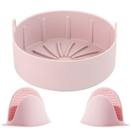 Eummy Air Fryer Silicone Pot Reusable Air Fryer Basket with Anti-scalding Clip Easy Cleaning Air Fryer Oven Accessories Replacement of Parchment Paper Liners Kitchen Baking Tools for Oven Microwave
Eummy Air Fryer Silicone Pot Reusable Air Fryer Basket with Anti-scalding Clip Easy Cleaning Air Fryer Oven Accessories Replacement of Parchment Paper Liners Kitchen Baking Tools for Oven Microwave