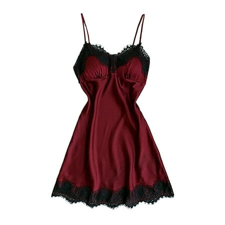 Women S Sleeping Dress V-Neck Sling Lace Lingerie Sleepwear Sexys Sleeveless Pajamas Nightwear
Women S Sleeping Dress V-Neck Sling Lace Lingerie Sleepwear Sexys Sleeveless Pajamas Nightwear