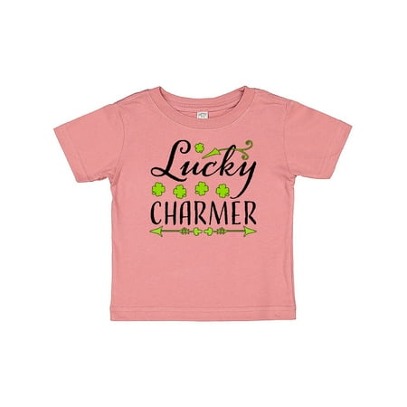 Inktastic Lucky Charmer- St. Patrick s Day four leaf clovers Gift Baby Boy or Baby Girl T-Shirt
Inktastic Lucky Charmer- St. Patrick s Day four leaf clovers Gift Baby Boy or Baby Girl T-Shirt