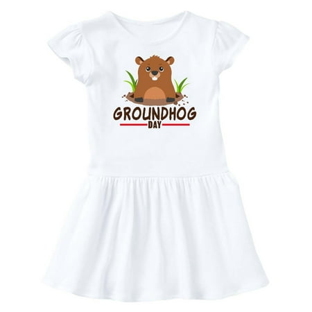 Inktastic Groundhog Day with Cute Groundhog Illustration Gift Baby Girl Dress
Inktastic Groundhog Day with Cute Groundhog Illustration Gift Baby Girl Dress