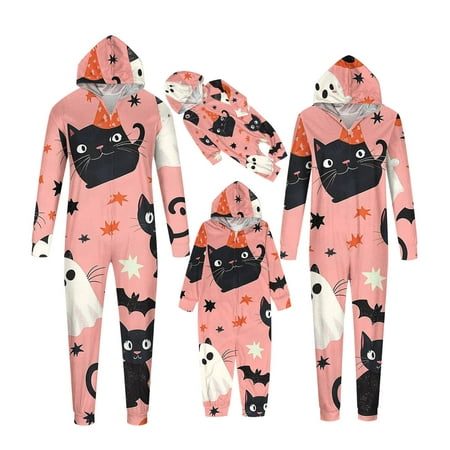 Paiyanr Boys and Girls Hooded Bodysuit Halloween Related Printed Fashion Family Parent-Child Wear Long Sleeved Jumpsuit Pink-Kids
Paiyanr Boys and Girls Hooded Bodysuit Halloween Related Printed Fashion Family Parent-Child Wear Long Sleeved Jumpsuit Pink-Kids