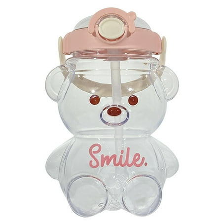 TBOLINE 1400ml Cute Bear Water Bottle Leak-Proof Straw Cup Outdoor Sports Water Kettle (White
TBOLINE 1400ml Cute Bear Water Bottle Leak-Proof Straw Cup Outdoor Sports Water Kettle (White