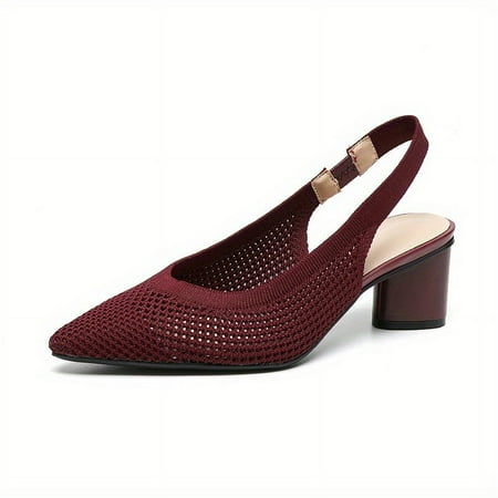 Women s Solid Color Elegant Point Toe Dress Buckle Stiletto Heels Strap Slingback Heels
Women s Solid Color Elegant Point Toe Dress Buckle Stiletto Heels Strap Slingback Heels