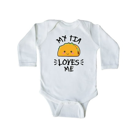 Inktastic My Tia Loves Me with Taco Illustration Gift Baby Boy or Baby Girl Long Sleeve Bodysuit
Inktastic My Tia Loves Me with Taco Illustration Gift Baby Boy or Baby Girl Long Sleeve Bodysuit