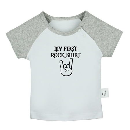 My First Rock Shirt Funny T shirt For Baby Newborn Babies T-shirts Infant Tops 0-24M Kids Graphic Tees Clothing (Short Gray Raglan T-shirt 18-24 Months)
My First Rock Shirt Funny T shirt For Baby Newborn Babies T-shirts Infant Tops 0-24M Kids Graphic Tees Clothing (Short Gray Raglan T-shirt 18-24 Months)