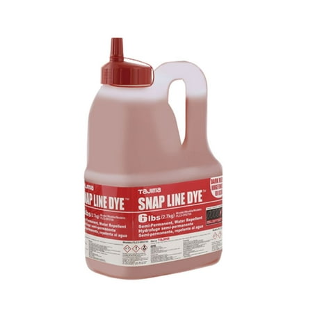Tajima Chalk Snap Line Dye 6Lbs Dark Red