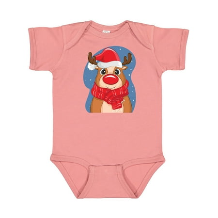 Inktastic Christmas Reindeer Gift Baby Boy or Baby Girl Bodysuit
