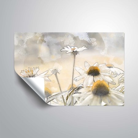 ArtWall Julie Mann Sperry 'Painting the daisies #1' Removable Wall Art