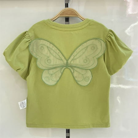 PEASKJP Girls Shirts Stretchy Jumpsuits Baby Toddler Girls Short Sleeve Graphic Prints T-Shirt Green 12-18 Months
PEASKJP Girls Shirts Stretchy Jumpsuits Baby Toddler Girls Short Sleeve Graphic Prints T-Shirt Green 12-18 Months