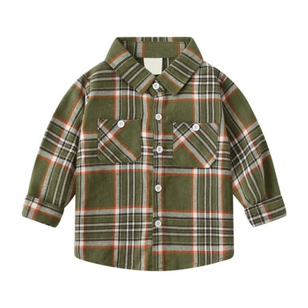 Dllmjing Toddler Boys Fashion Casual Long Sleeve Plaid Shirt Tops Coat Outwear For Boys Clothing
Dllmjing Toddler Boys Fashion Casual Long Sleeve Plaid Shirt Tops Coat Outwear For Boys Clothing