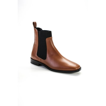Pre-owned|Everlane Womens Square Toe Weather Boots Peanut Brown Size 7.5